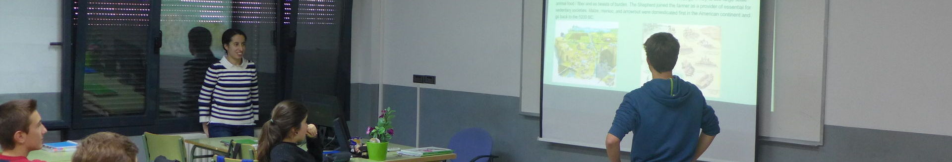 Ama Guadalupekoa Ikastetxeako ikasleak nekazaritzan teknologiak dituen efektuan aztertzen