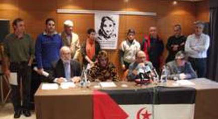 Rueda de prensa desde la sociedad vasca en apoyo a Aminetu Haidar