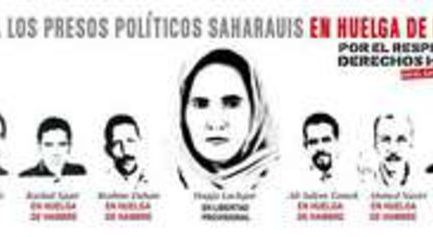 Informe huelga hambre presos politicos saharauis. Movilizaciones Madrid