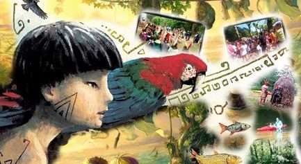 R&eacute;plica de un poblado amaz&oacute;nico en La Quadra