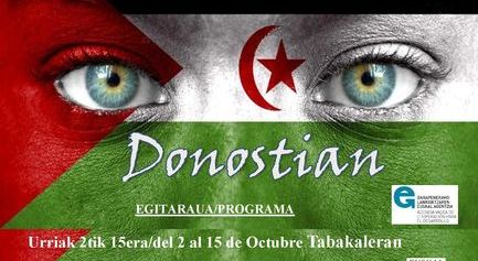 12 de octubre, Día de la Unidad Nacional Saharaui. Programa