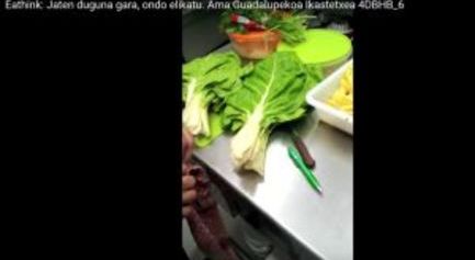 (Euskera) EAThink bideo lehiaketa: Jaten duguna gara, ondo elikatu