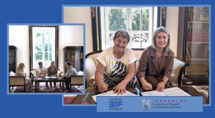 Las Juntas Generales de &Aacute;lava y Euskal Fondoa refuerzan su compromiso con la cooperaci&oacute;n al desarrollo