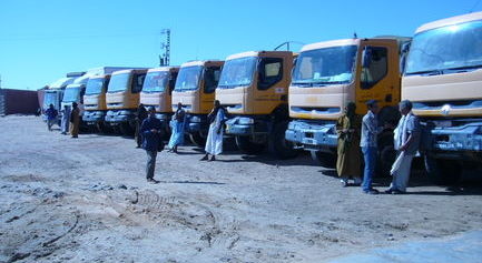 Apoyo a la infraestructura de transporte en los campamentos de población refugiada saharaui. Taller mecánico de vehículos pesados. Fase II. Tinduf